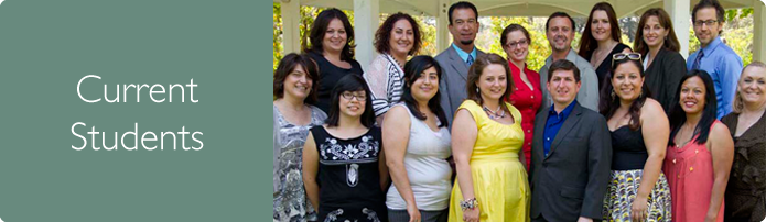 Current Students. A group of students posing for a formal picture.
