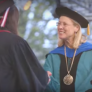 Congratulations to the Class of 2017! CSUN President Harrison shake hands with grads