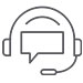 Support Services (headphone with mic) icon