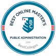 logo for Best online master degree.