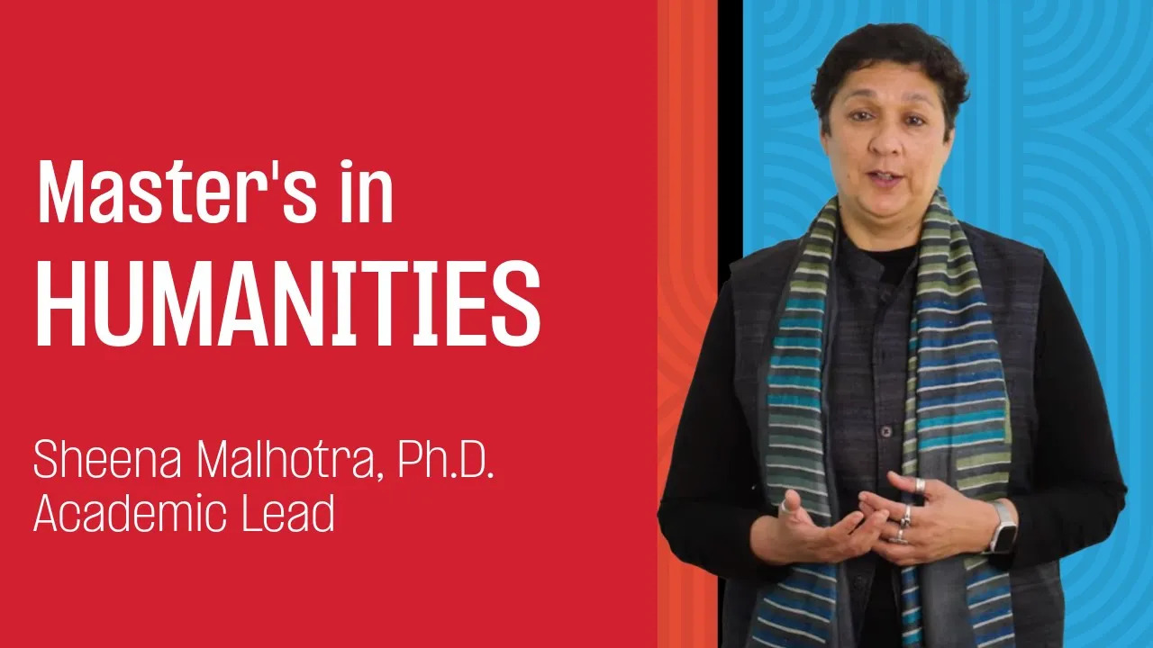 Overview video for the Master's in Humanities.