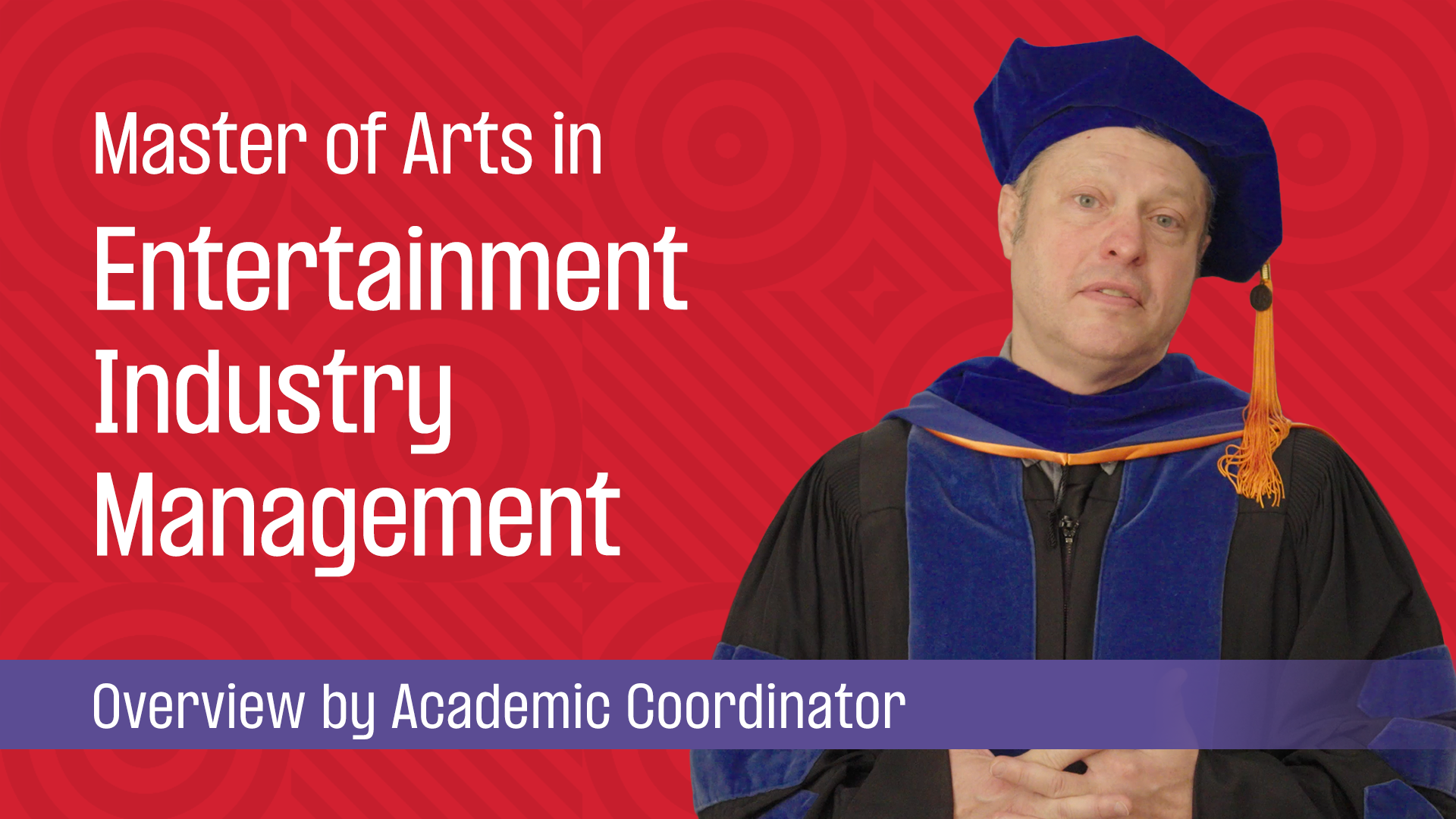 M.A. in Entertainment Industry Management overview