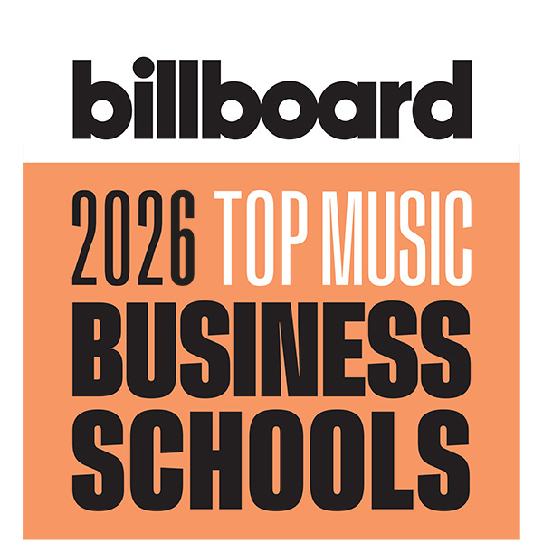 Badge: Billboard's Top Music Business Schools 2026