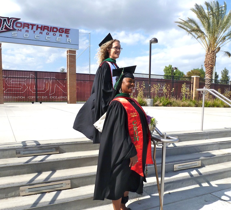 Graduates Danielle Yett (top) and Dawn Gipson