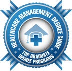Number 17 Online Master in Health Administration and Health Care Management 2014 badge.