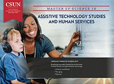 M.S. in Assistive Technology Studies and Human Services e-brochure