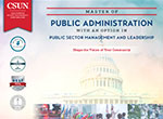 MPA Public Sector Management and Leadership Option e-brochure
