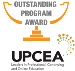 Outstanding program award from UPCEA