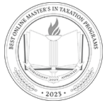 Badge: The Best Online Master’s Degrees in Taxation 2023 according to Intelligent