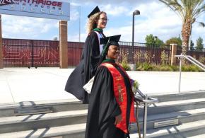 Graduates Danielle Yett (top) and Dawn Gipson