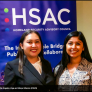 First Place: Elaine Linga and Maryel Albarran (CSUN) Elaine Linga and Maryel Albarran at HSAC
